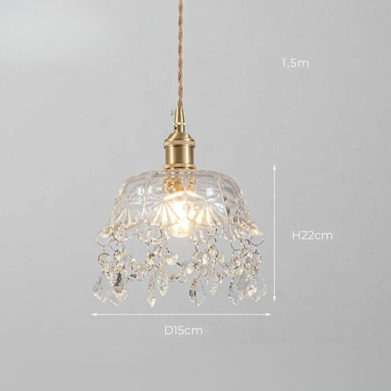 CrystalDrop | Design wandlamp voor chique interieurs