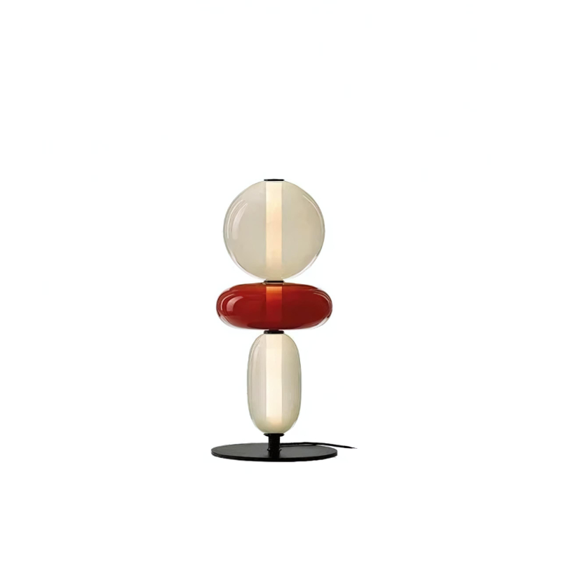 LumièreCandy | Felgekleurde glazen vloerlamp voor een gezellige sfeer
