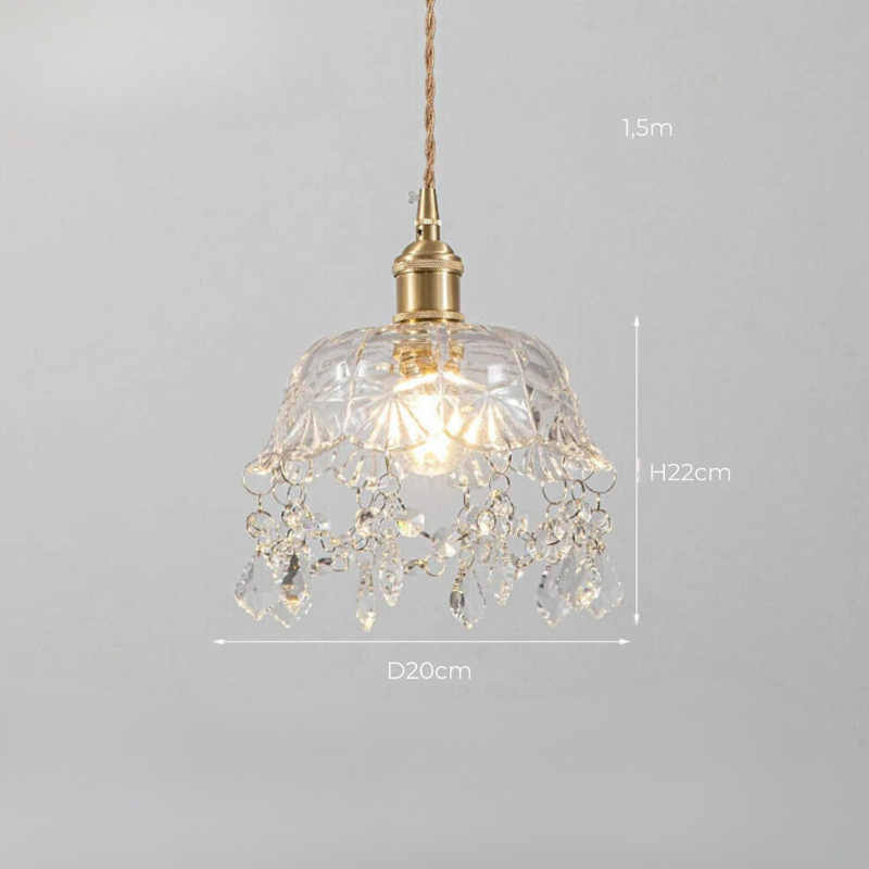 CrystalDrop | Design wandlamp voor chique interieurs