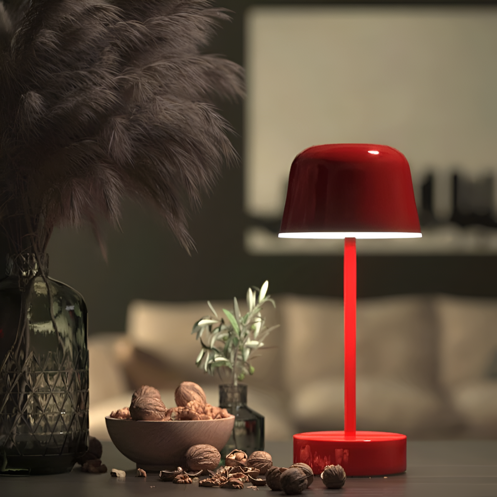 VintageGlow | Draadloze retro LED-tafellamp