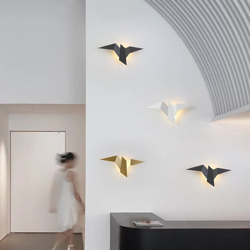 LuminoPlume | Vogel wandlamp voor een warme sfeer