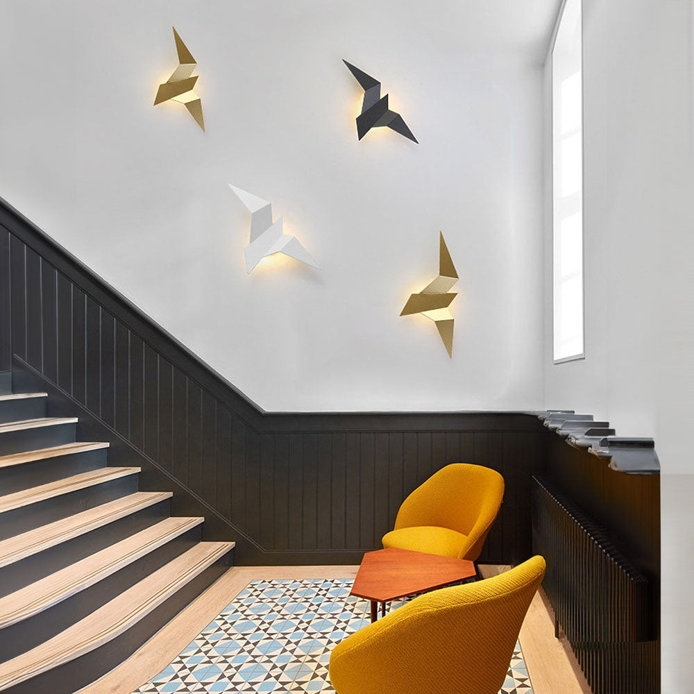LuminoPlume | Vogel wandlamp voor een warme sfeer