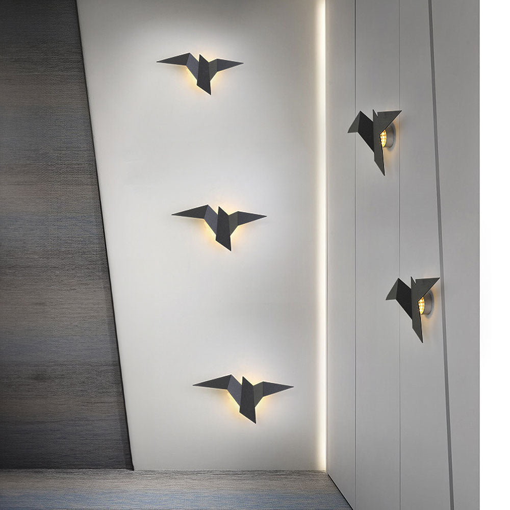 LuminoPlume | Vogel wandlamp voor een warme sfeer