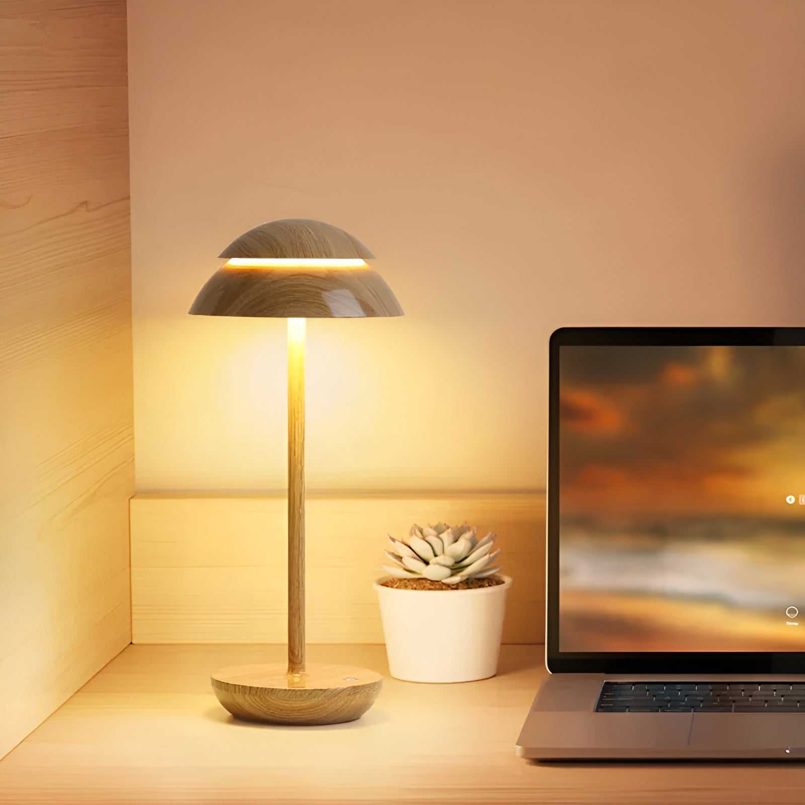 LumiEclat | Dimbare draadloze LED-tafellamp