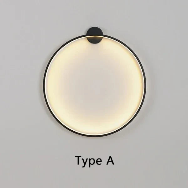 LumièreRing | Applique Murale Moderne avec Éclairage LED