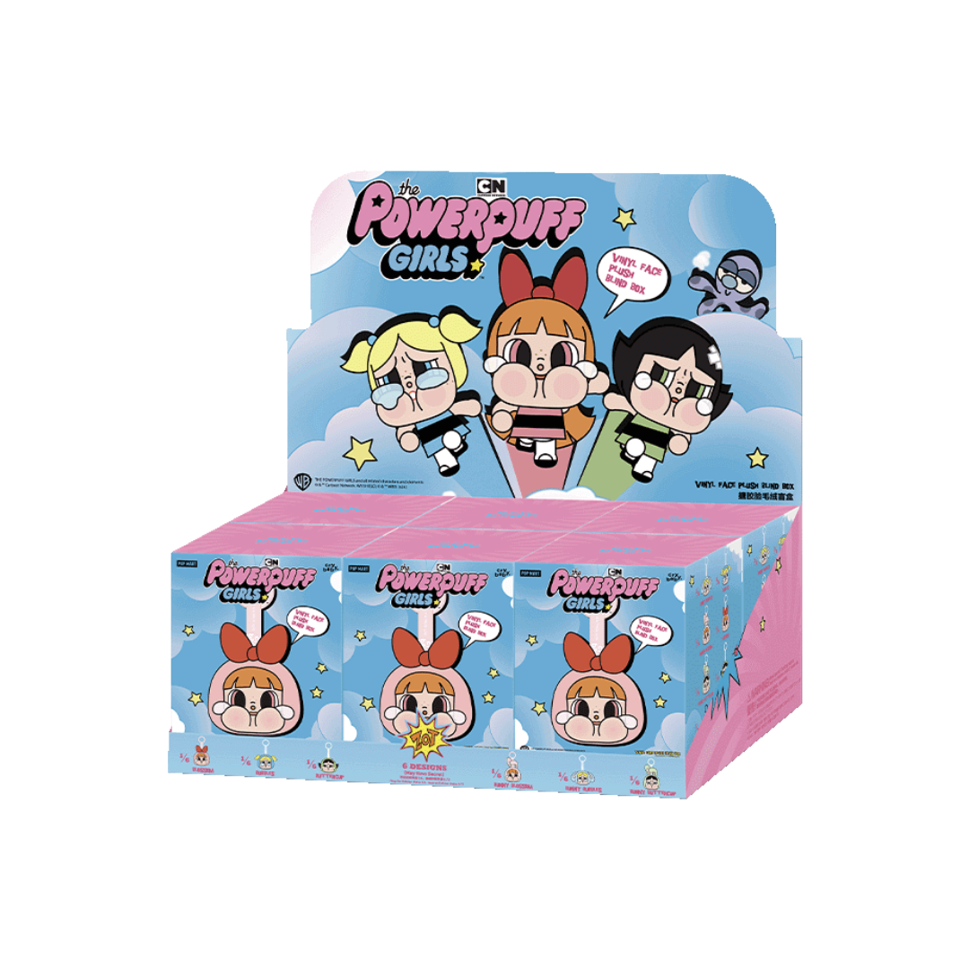 Pop Mart CryBaby x The Powerpuff Girls Series Vinyl Pluche Gezicht – Verzegelde Doos