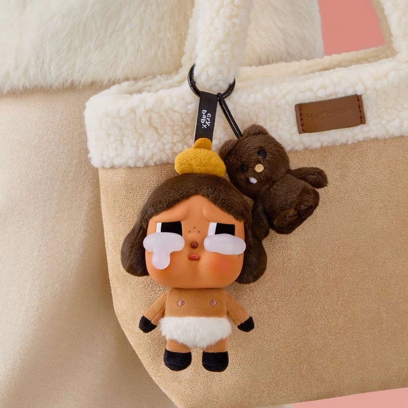 Pop Mart CRYBABY Pleure Encore Série – Peluche Vinyle Visage Boîte Surprise