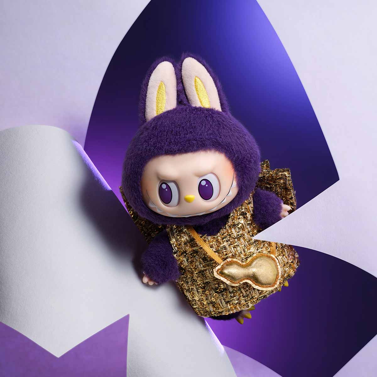 Pop Mart Labubu x Pronounce Wings of Fortune Vinyl Pluche met Hangende Kaart