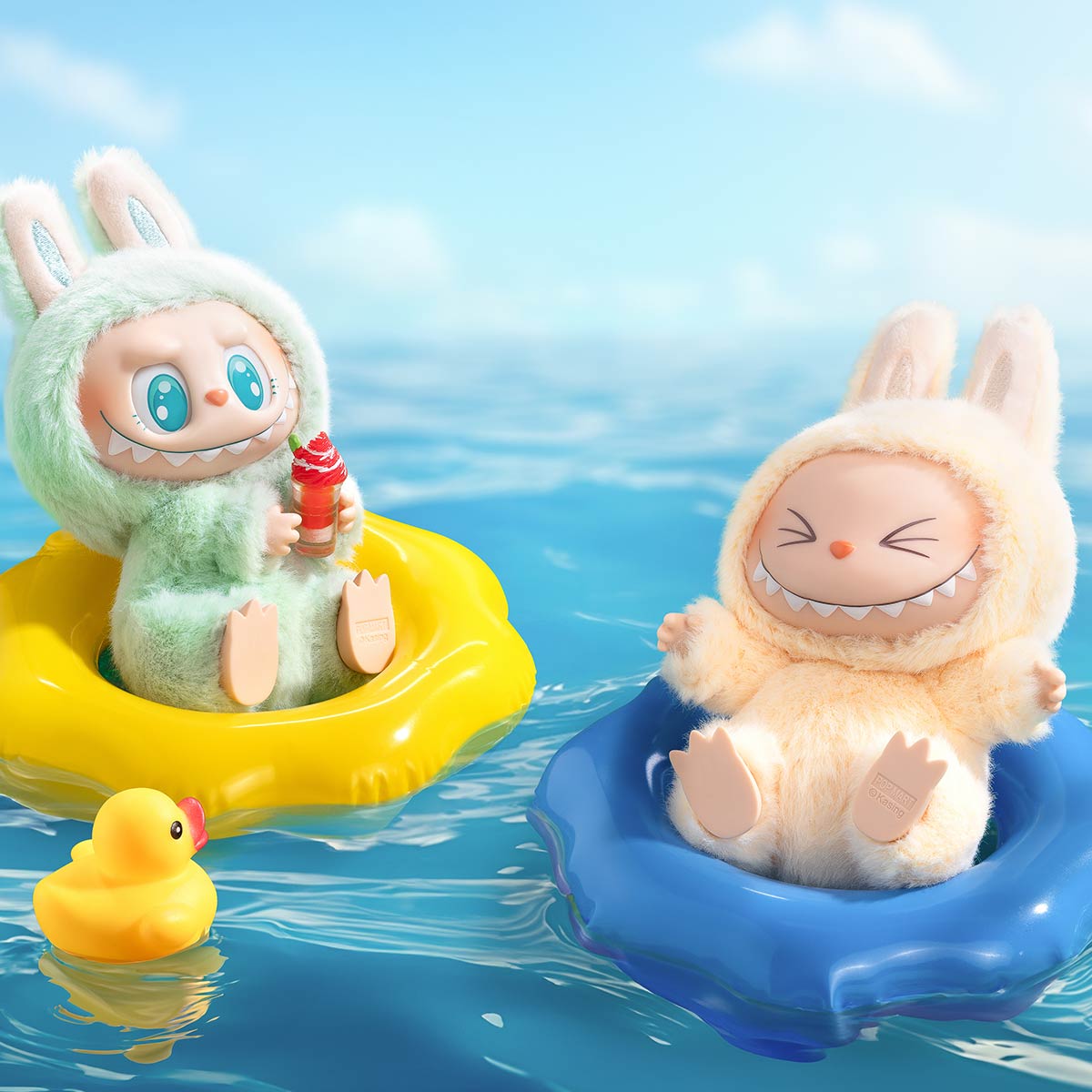 Pop Mart LES MONSTRES Labubu – Assieds-toi Peluche Vinyle – Boîte Surprise