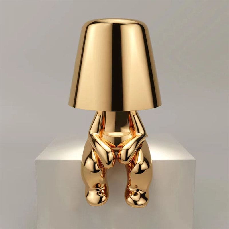 LumièrePure | Design tafellamp met gouden look