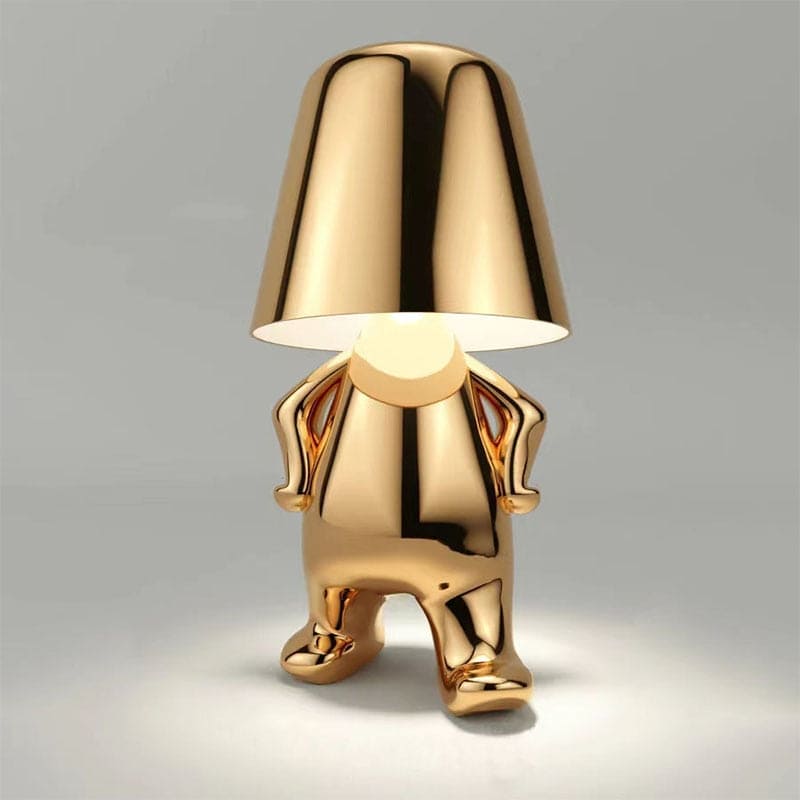 LumièrePure | Design tafellamp met gouden look