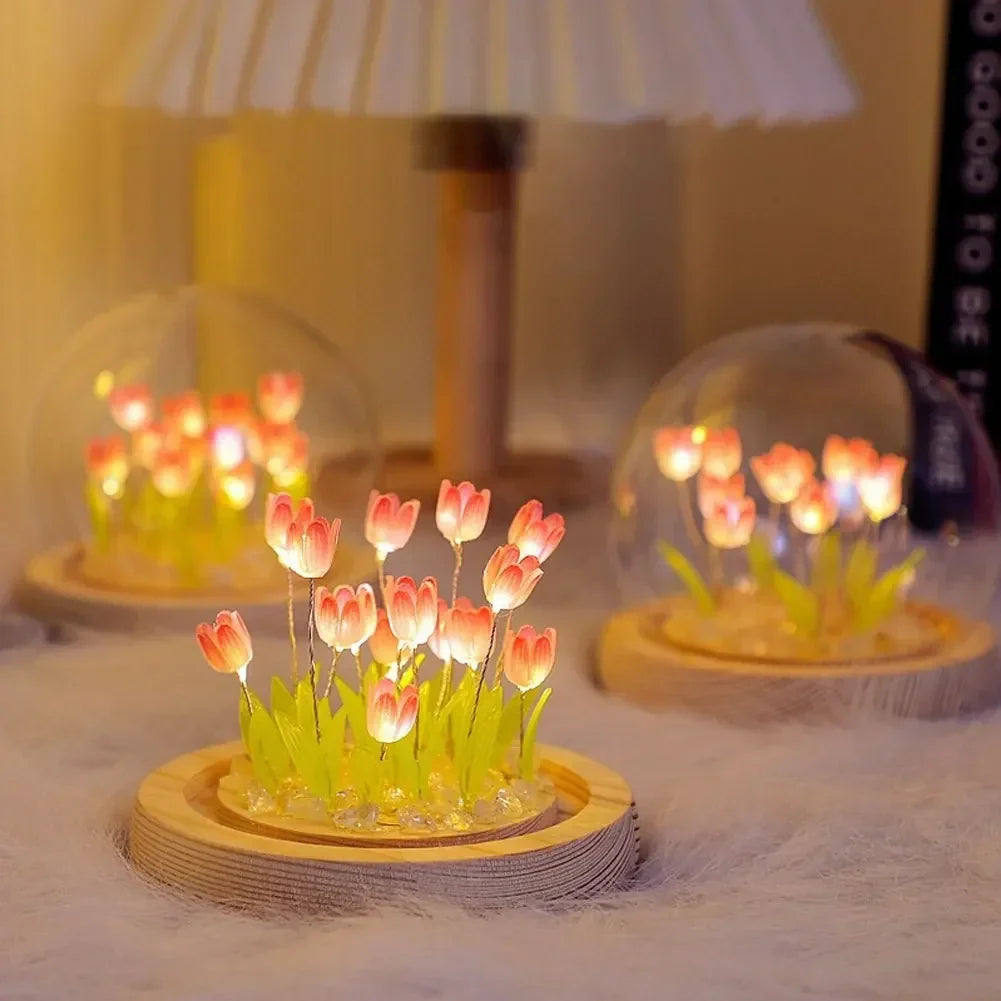 ElegantBloom | Mooie bloemen tafellamp