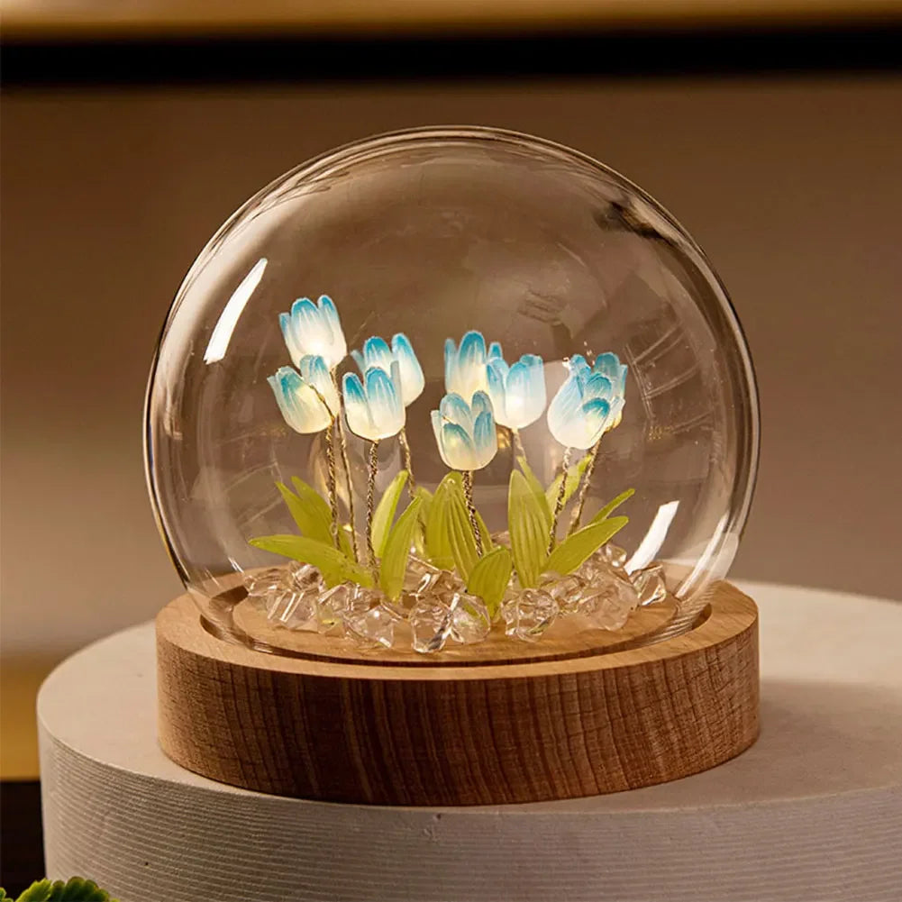 ElegantBloom | Mooie bloemen tafellamp