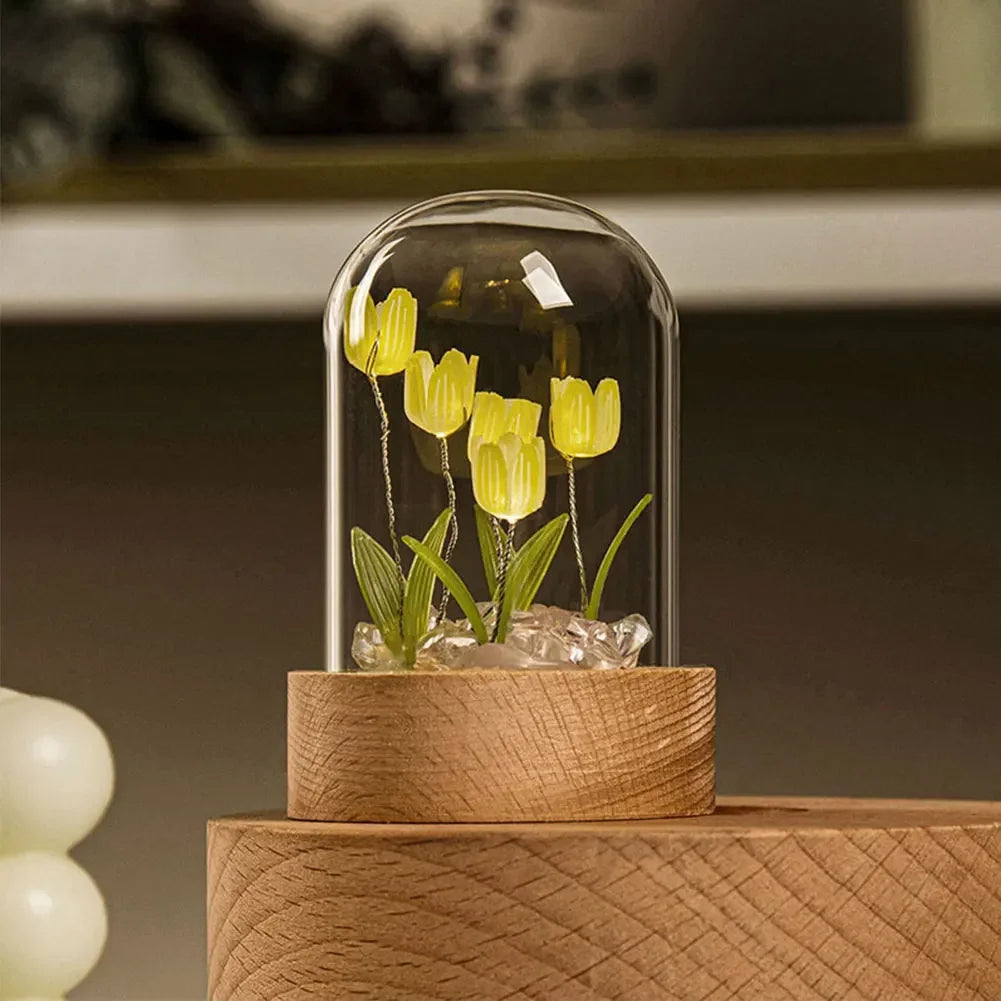 ElegantBloom | Mooie bloemen tafellamp