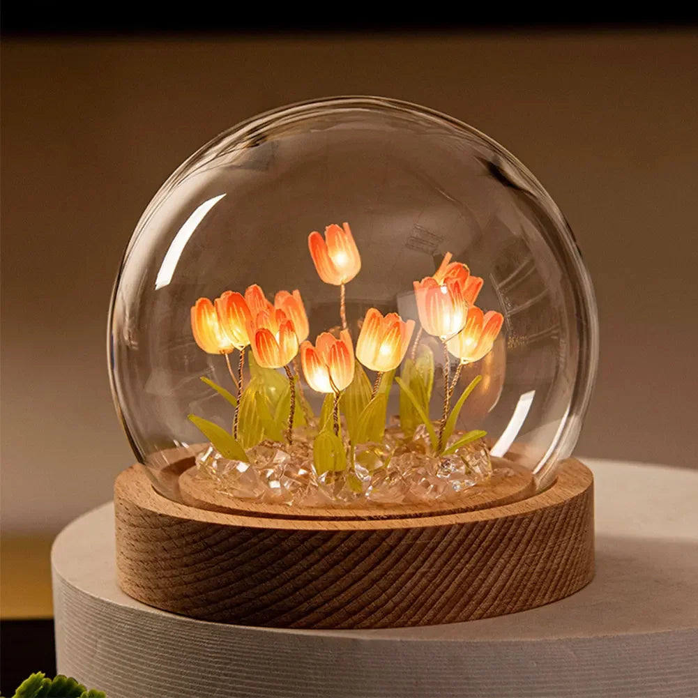 ElegantBloom | Mooie bloemen tafellamp