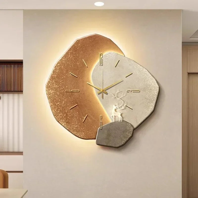 EleganceWall | Decoratieve wandklok met stil mechanisme