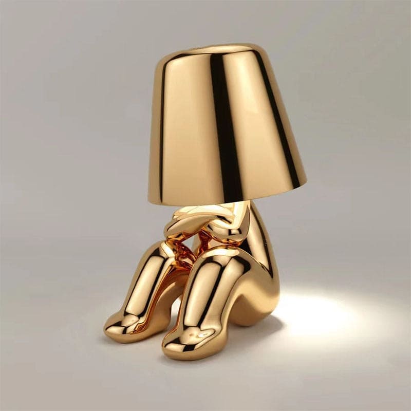 LumièrePure | Design tafellamp met gouden look