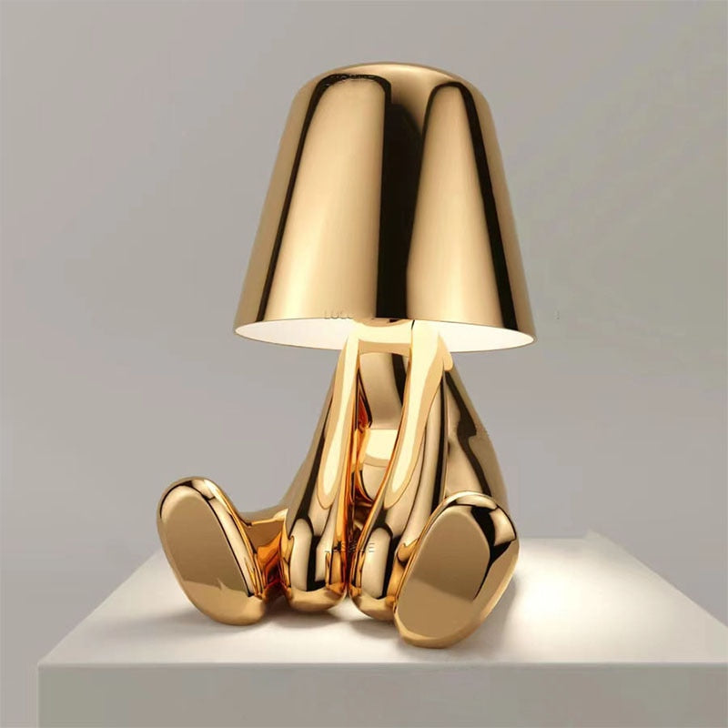 LumièrePure | Design tafellamp met gouden look