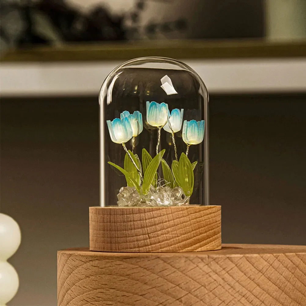 ElegantBloom | Mooie bloemen tafellamp