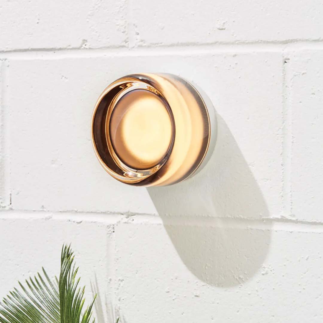 LumièreAmbre | Glazen wandlamp met hol design