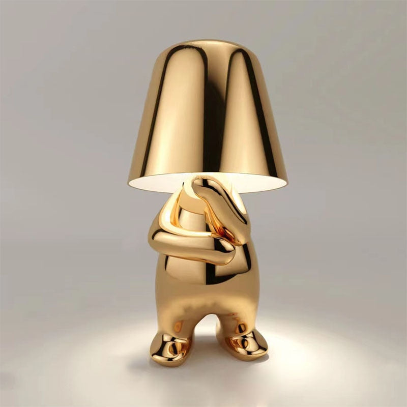 LumièrePure | Design tafellamp met gouden look