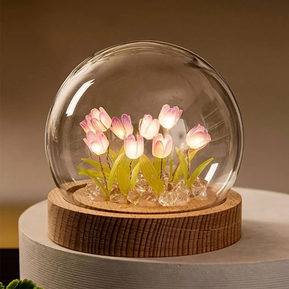 ElegantBloom | Mooie bloemen tafellamp