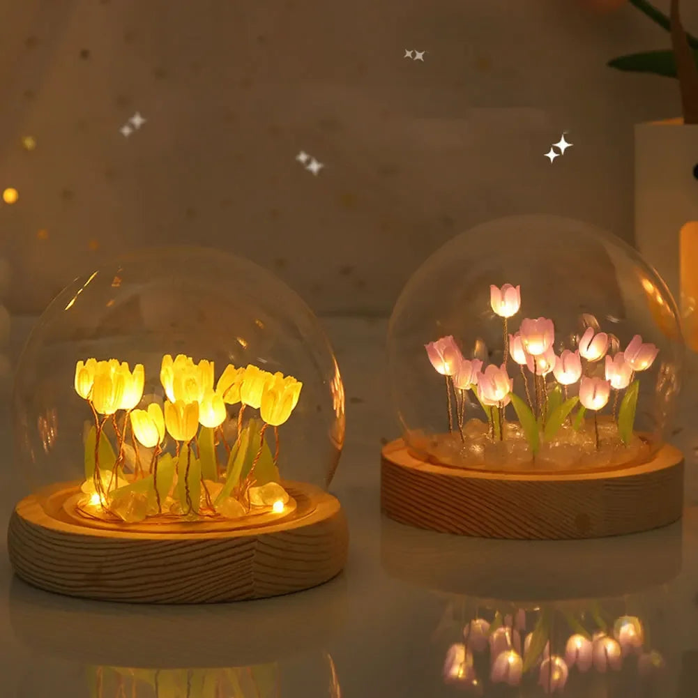 ElegantBloom | Mooie bloemen tafellamp