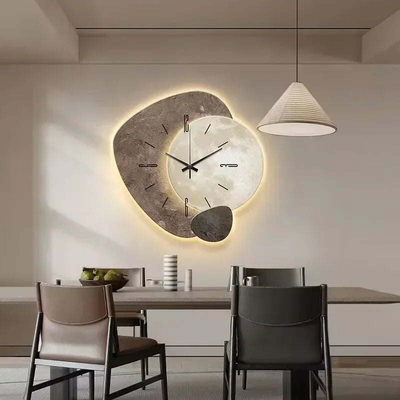 EleganceWall | Decoratieve wandklok met stil mechanisme