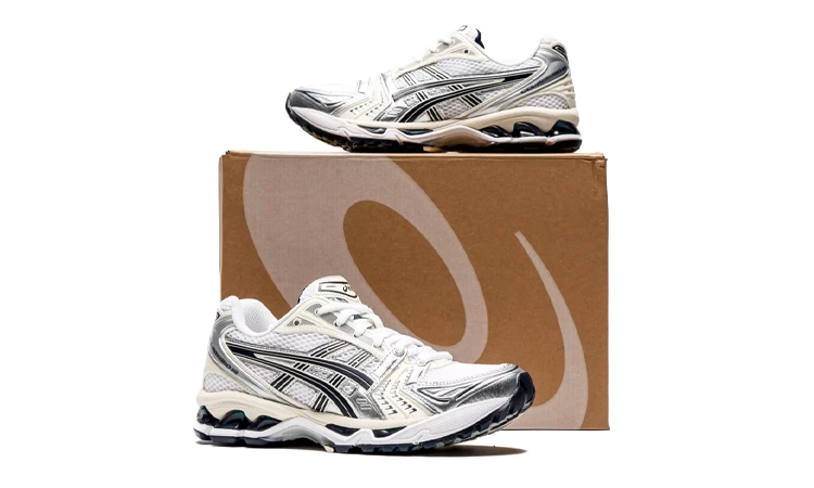 ASICS Gel-Kayano 14 Blanc Argenté