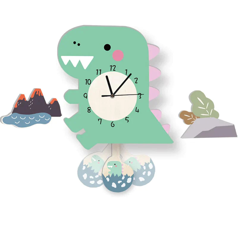 Dierenbedels | Kinderwandklok met dierenmotief