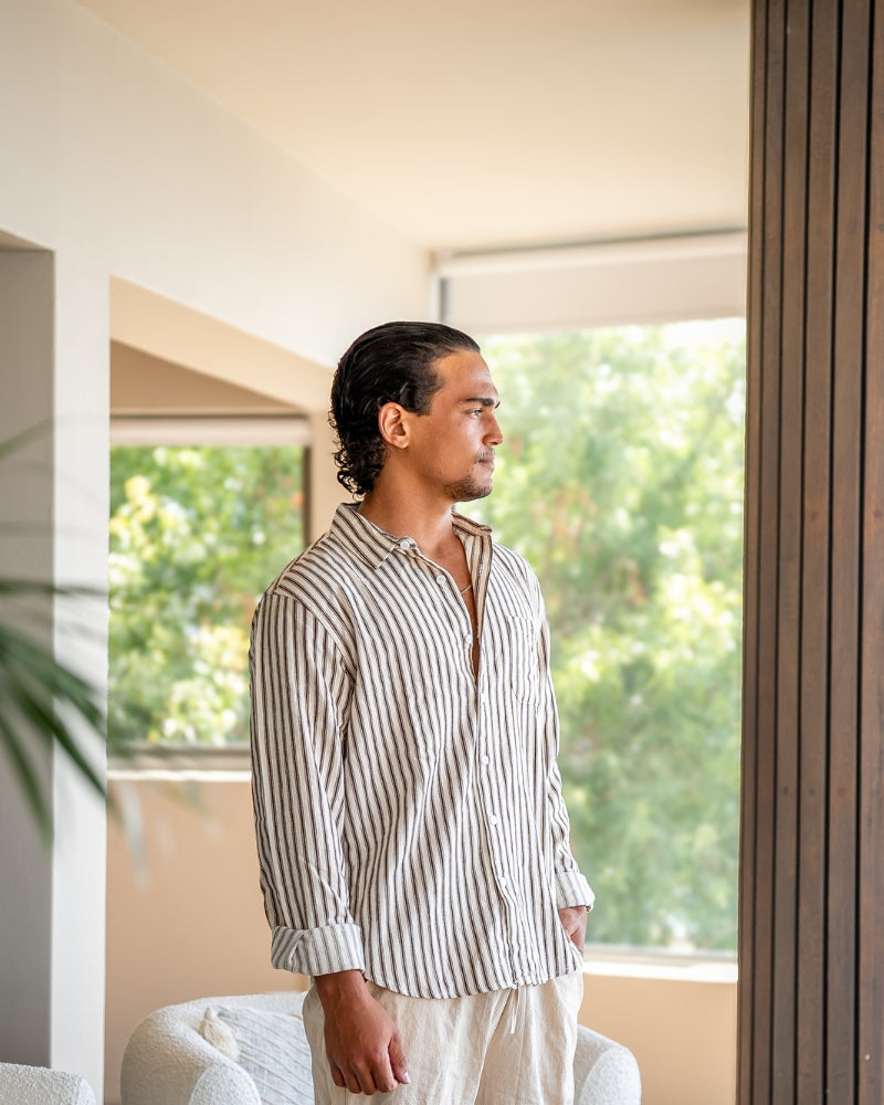 Gentlemen's Striped Shirt - Old Money