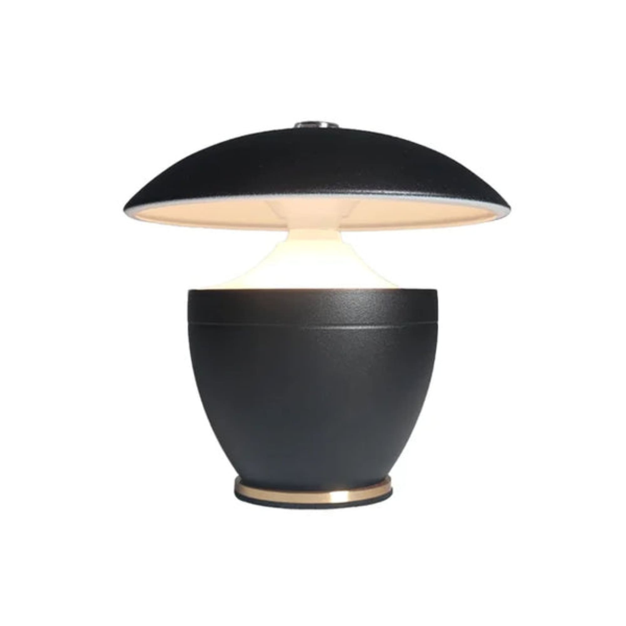 EleganceLumière | Moderne zwarte draadloze LED-lamp